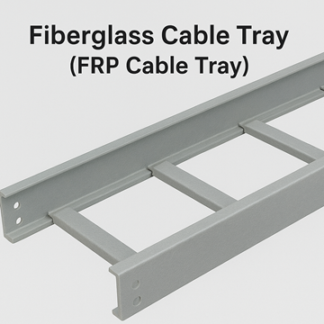 Trefjagler snúrubakki|Varanlegur og tæringar-þolið FRP kapalstjórnunarkerfi